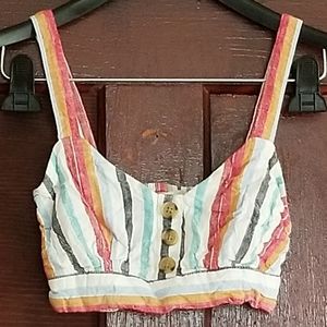 Aeropostale 2 piece rayon/linen top and maxi skirt